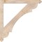 Ekena Millwork Olympic Arts & Crafts Smooth Bracket, Douglas Fir, 3 1/2"W x 46"D x 46"H BKT04X46X46OLY03SDF - alternate 4